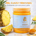 Exfoliante de Cúrcuma y Piña Virtuosa — Vitamina E y Colágeno 8oz