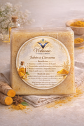 Jabón Artesanal de Cúrcuma — Aclara Manchas y Piel Radiante | Virtuosa