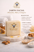 Jabón Facial de Almendra, Miel y Colágeno Virtuosa — Hidrata, Nutre y Rejuvenece