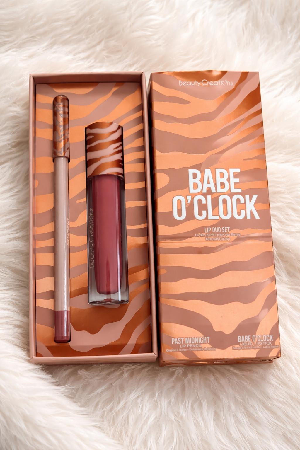 Dúo Babe O'Clock — Lápiz Delineador + Labial Líquido | Virtuosa