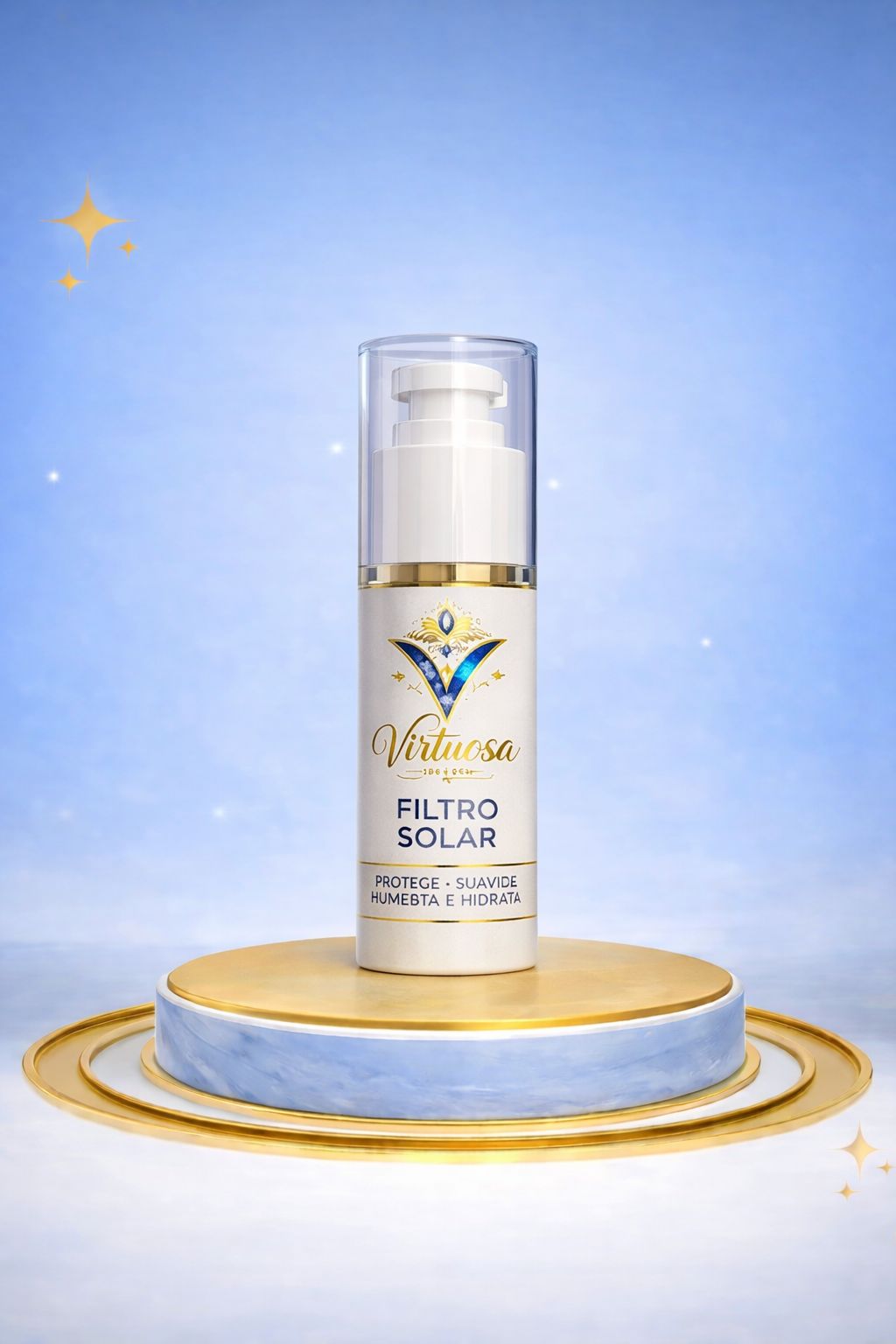 Filtro Solar Virtuosa — Protege, Suaviza, Humecta e Hidrata | Virtuosa