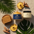 Trío Glow Detox Virtuosa Exfoliante Jabón y Mantequilla Corporal
